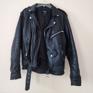 Infinity London Men's Leather Jacket Size L